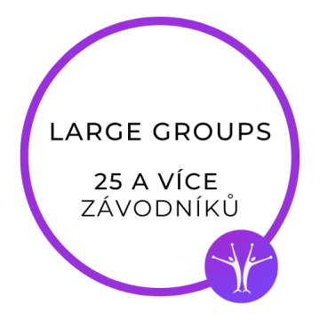 LARGE GROUPS: 25 a více závodníků