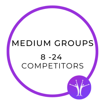 MEDIUM GROUPS: 8-24 závodníků